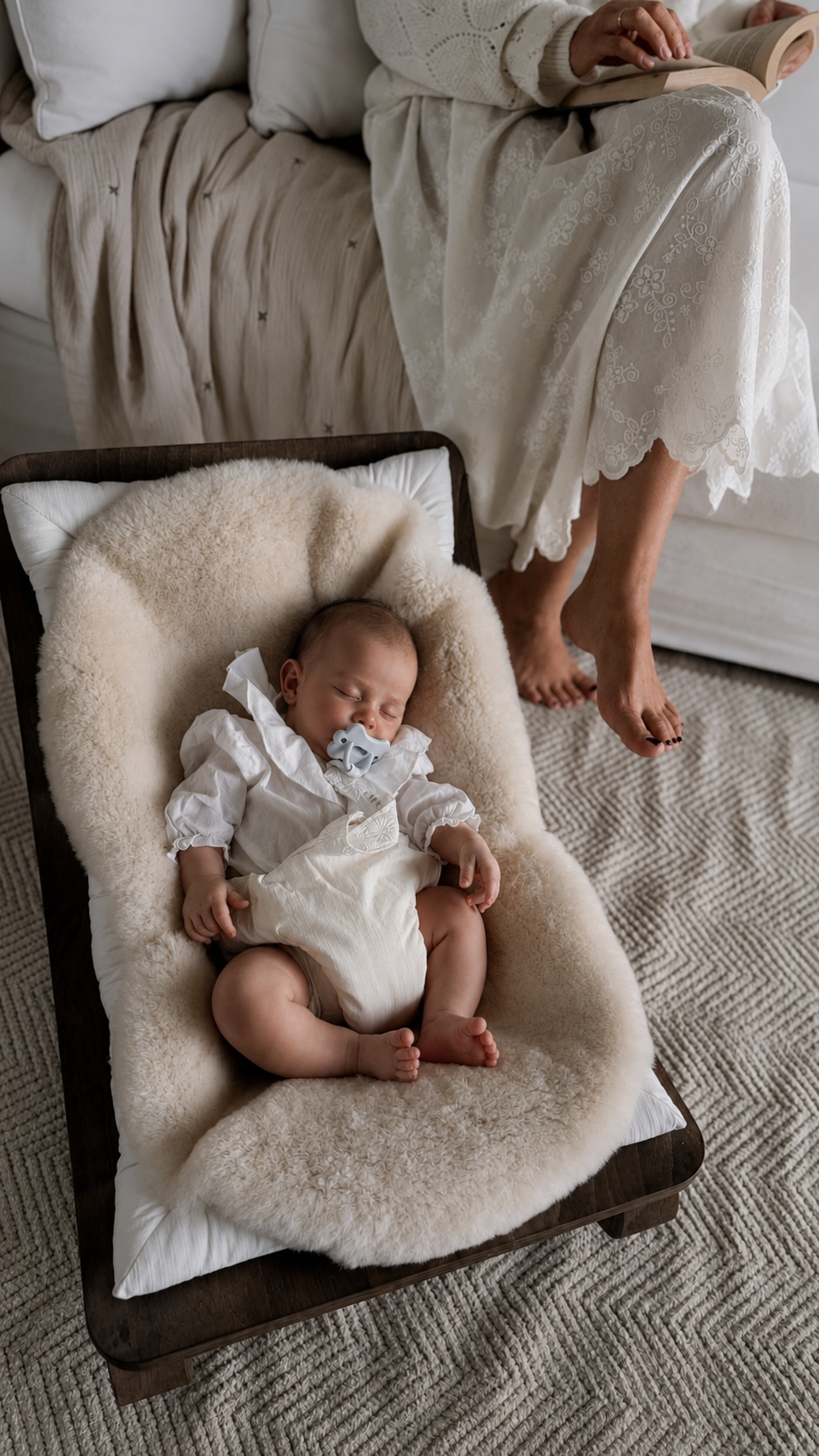 (PREORDER ENVÍO 20/09/26) mömo Premium Merino™ Stroller - Ivory