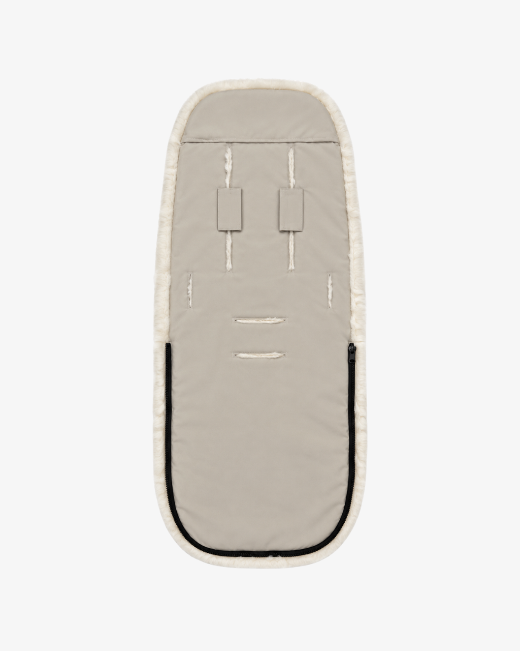 (PREORDER envío 08/11/26) - mömo Premium merino FOOTMUFF | Beige con pelo crema