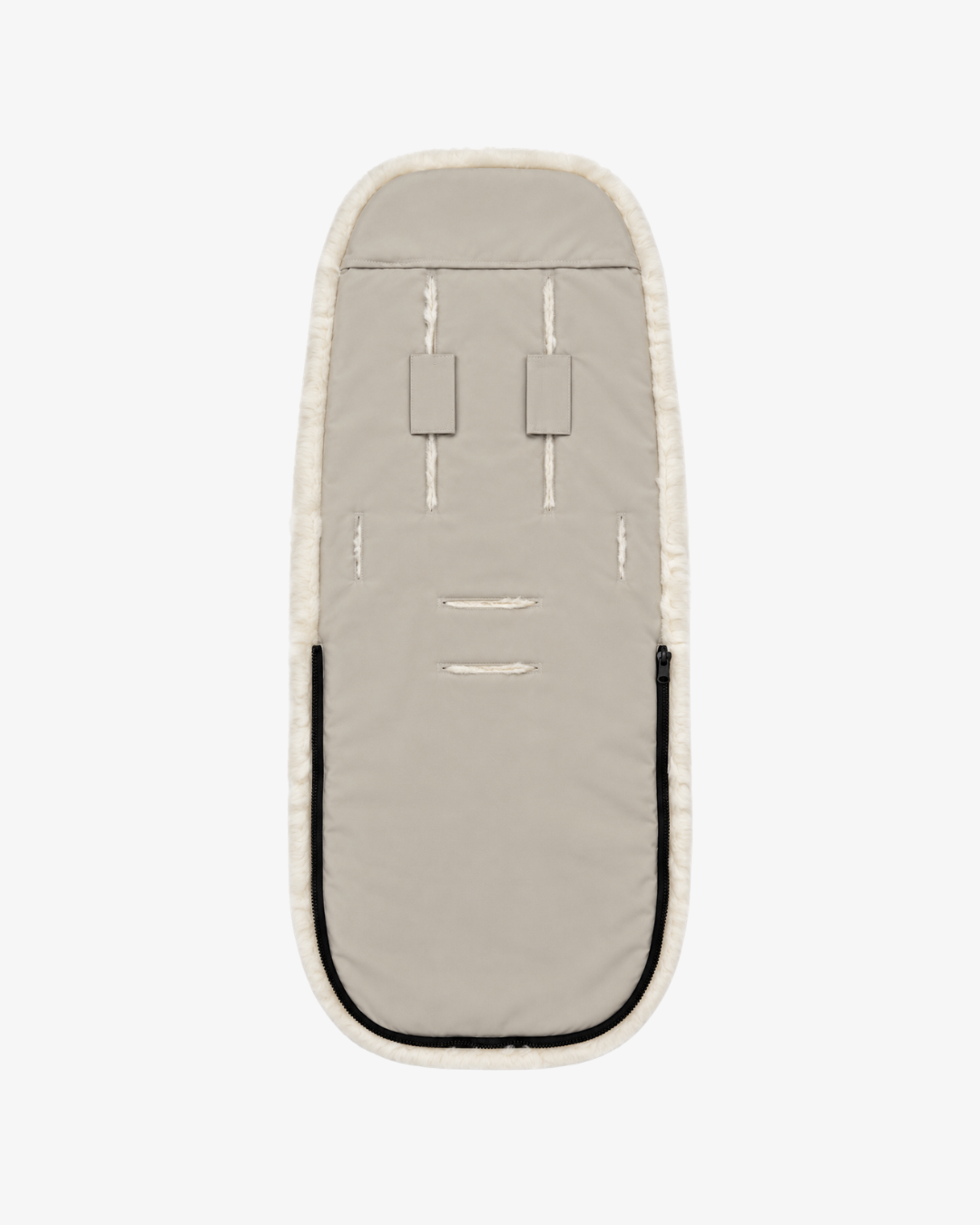 (PREORDER envío 08/11/26) - mömo Premium merino FOOTMUFF | Beige con pelo crema