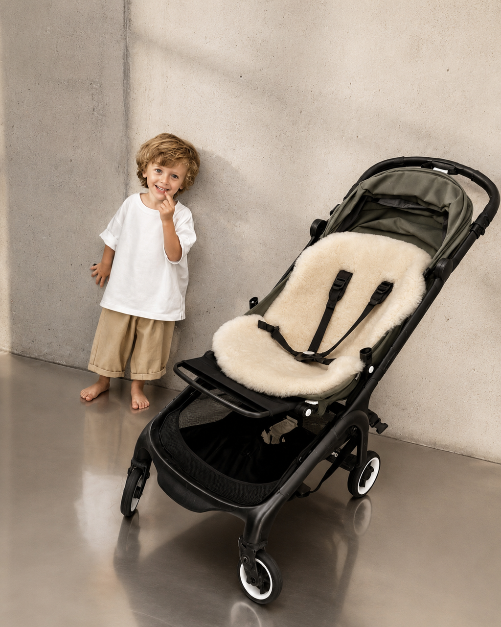 (PREORDER ENVÍO 20/09/26) mömo Premium Merino™ Stroller - Ivory
