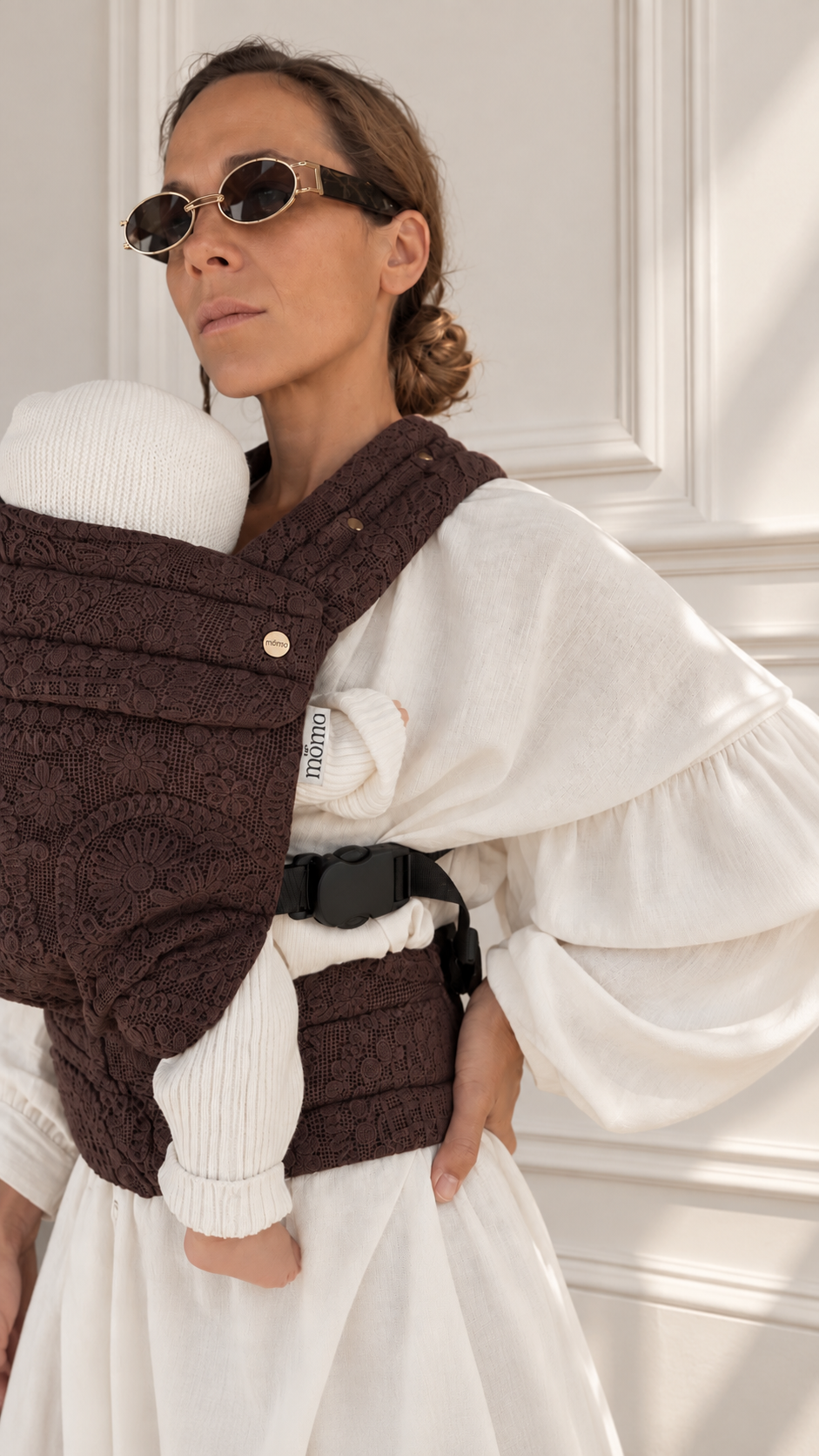 (PREORDER 15/10/26) - portabebé ergonómico evolutivo mömo Solène cacao