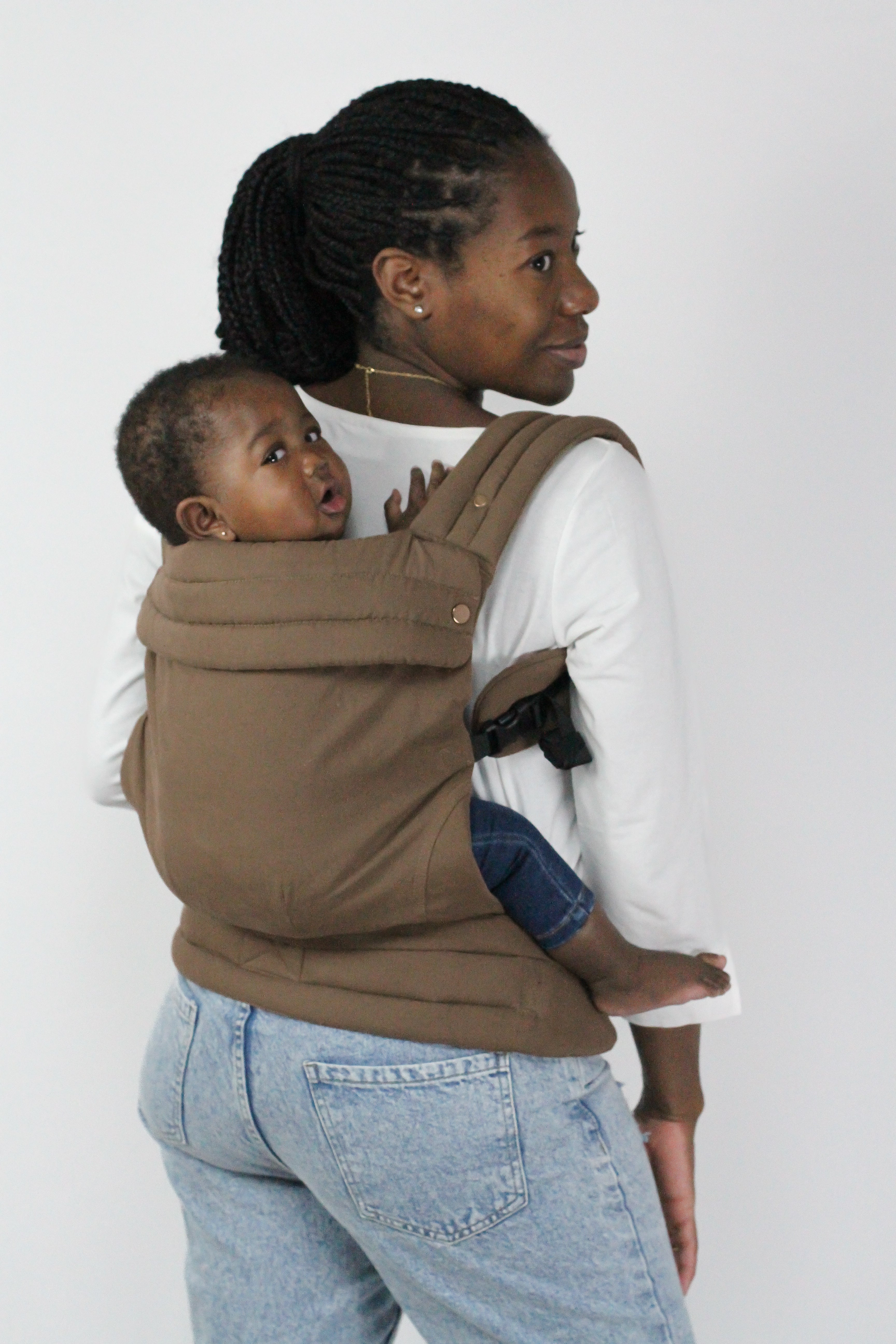 Portabebé ergonómico Momo Taupe